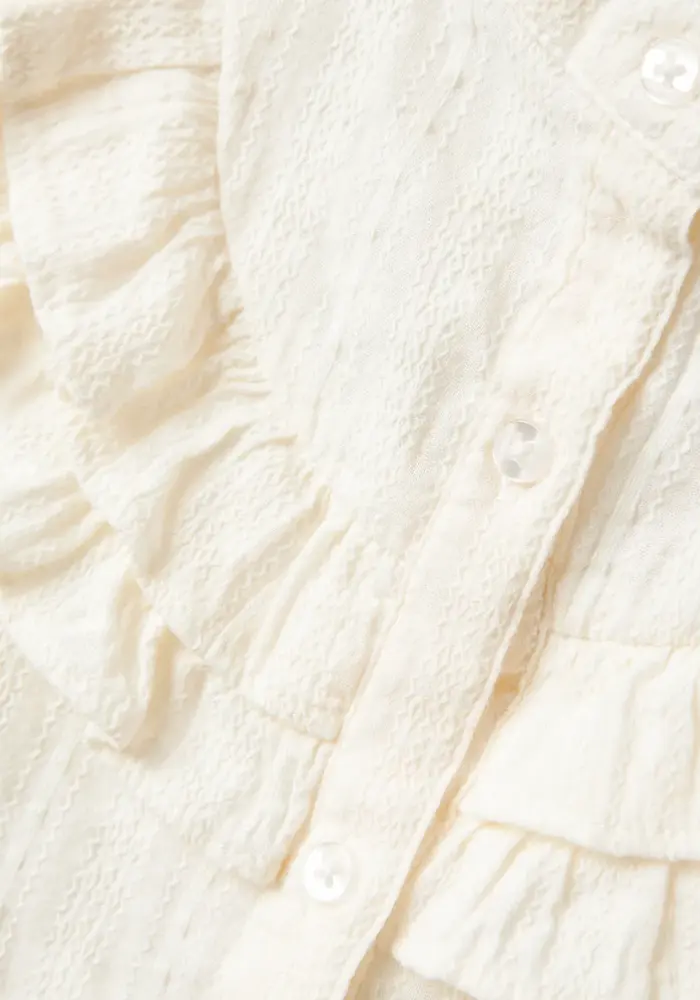 Name It NMFBISHIRT LS SHIRT Cloud Dancer