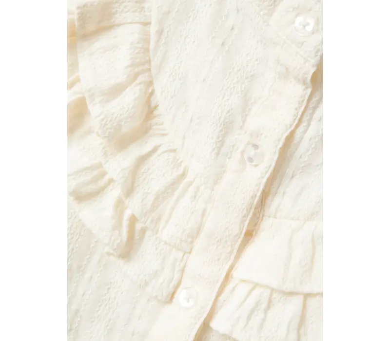 Name It NMFBISHIRT LS SHIRT Cloud Dancer