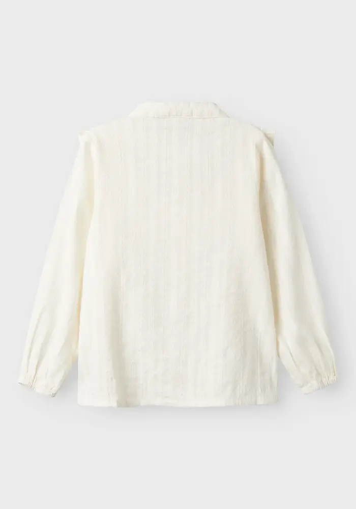 Name It NMFBISHIRT LS SHIRT Cloud Dancer