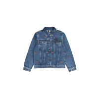 The New TNNatalia Denim Jacket Medium Blue Denim EMB