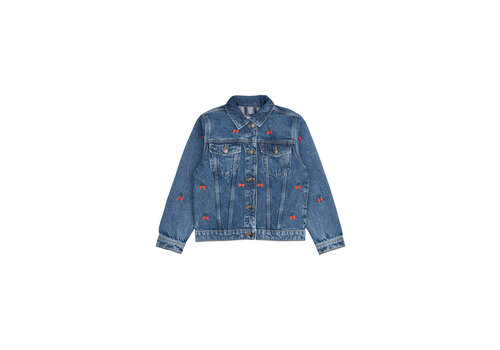 The New The New TNNatalia Denim Jacket Medium Blue Denim EMB