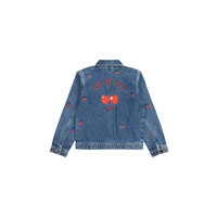 The New TNNatalia Denim Jacket Medium Blue Denim EMB
