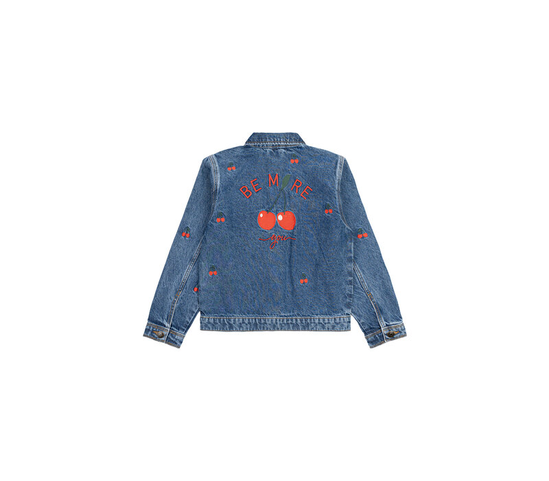The New TNNatalia Denim Jacket Medium Blue Denim EMB