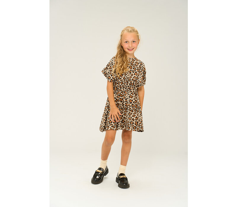 The New TNOrella S_S Dress Feather Gray AOP