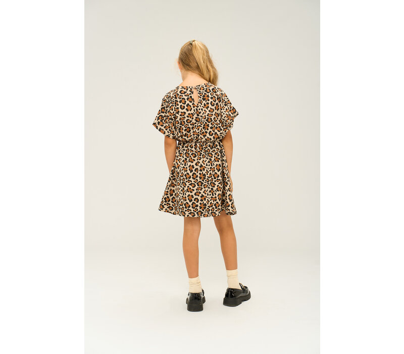 The New TNOrella S_S Dress Feather Gray AOP