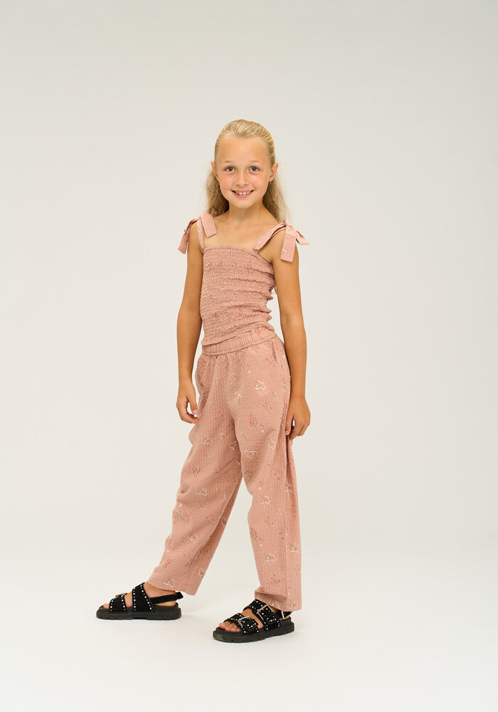 The New TNOlinam S_L Smock Top Adobe Rose AOP