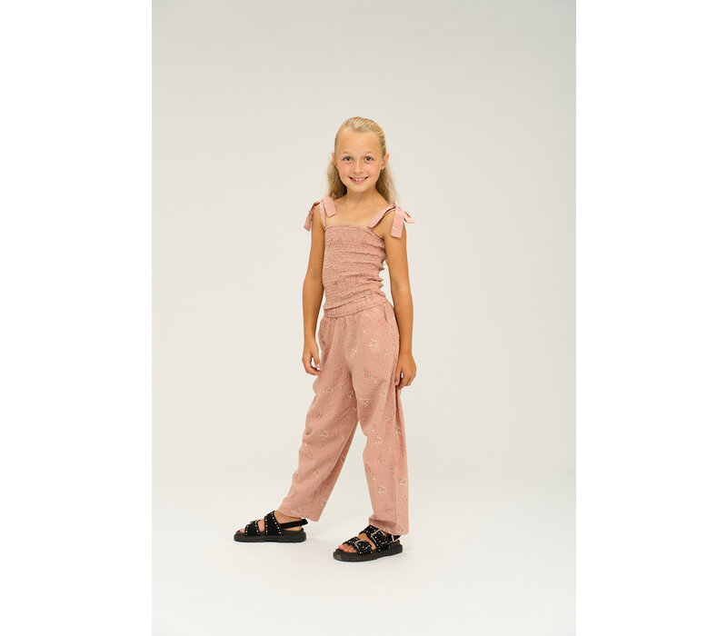 The New TNOlinam S_L Smock Top Adobe Rose AOP