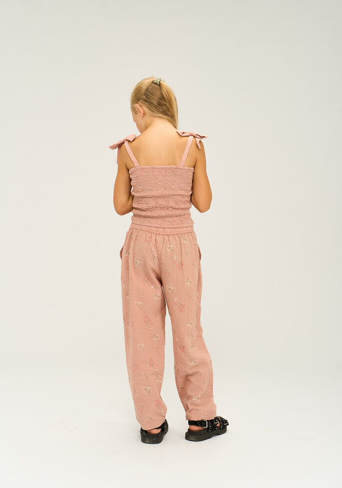 The New TNOlinam S_L Smock Top Adobe Rose AOP