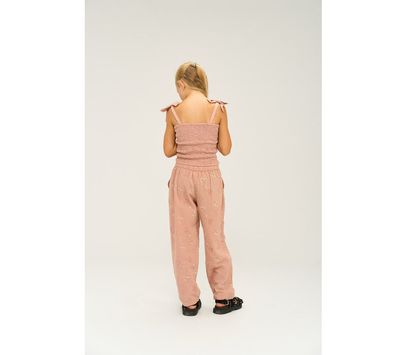 The New TNOlinam S_L Smock Top Adobe Rose AOP