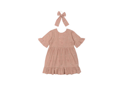 The New The New TNOlinam S_S Dress Adobe Rose AOP The New The New TNOlinam S_S Dress Adobe Rose AOP