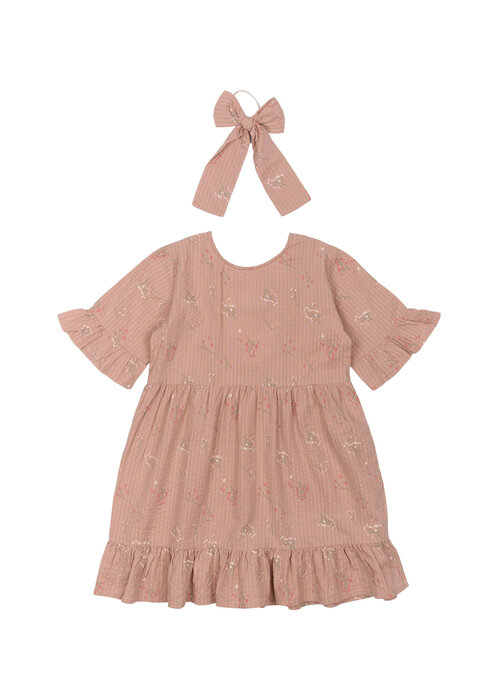 The New The New TNOlinam S_S Dress Adobe Rose AOP