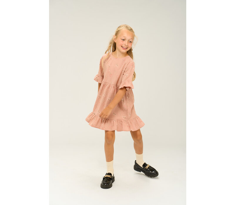 The New TNOlinam S_S Dress Adobe Rose AOP