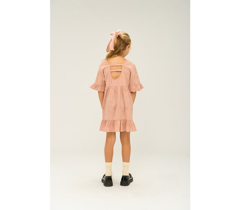The New TNOlinam S_S Dress Adobe Rose AOP