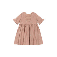 The New TNSTOline S_S Dress Adobe Rose AOP
