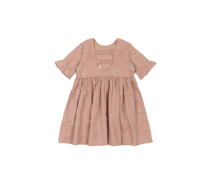 The New TNSTOline S_S Dress Adobe Rose AOP