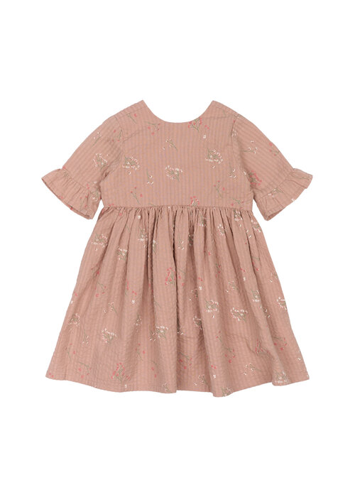 The New The New TNSTOline S_S Dress Adobe Rose AOP