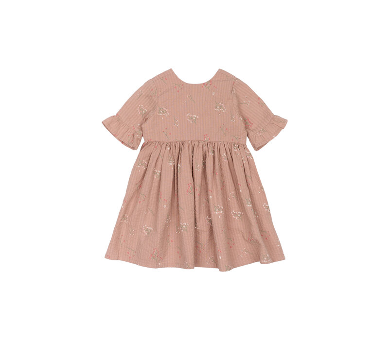 The New TNSTOline S_S Dress Adobe Rose AOP