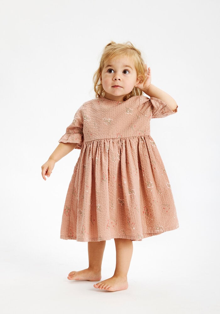 The New TNSTOline S_S Dress Adobe Rose AOP