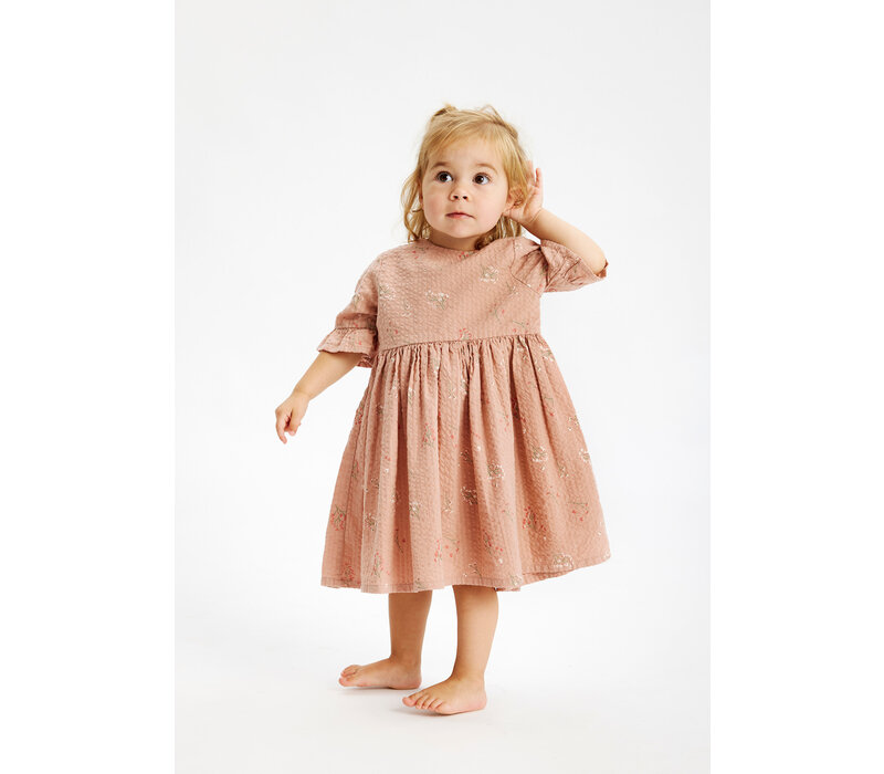 The New TNSTOline S_S Dress Adobe Rose AOP