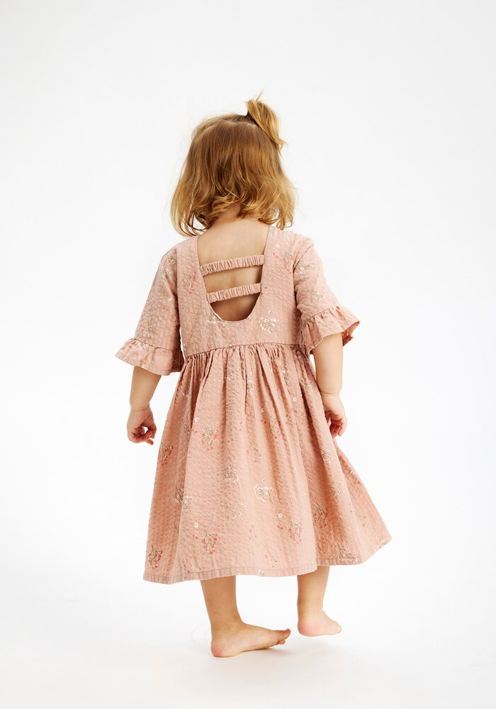 The New TNSTOline S_S Dress Adobe Rose AOP