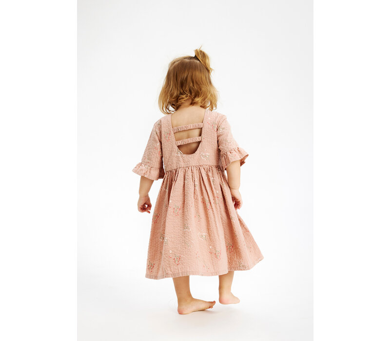 The New TNSTOline S_S Dress Adobe Rose AOP
