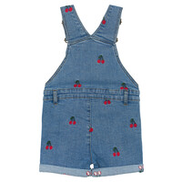 The New TNSTNayla Short Denim Dungarees Light Blue Denim EMB