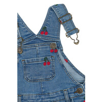 The New TNSTNayla Short Denim Dungarees Light Blue Denim EMB