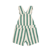 The New TNSTNewman Short Dungarees Bottle Green Striped