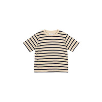 The New TNSTNat Uni OS S_S Tee Mood Indigo Striped