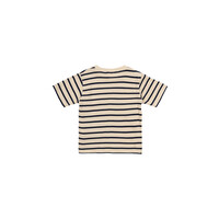 The New TNSTNat Uni OS S_S Tee Mood Indigo Striped