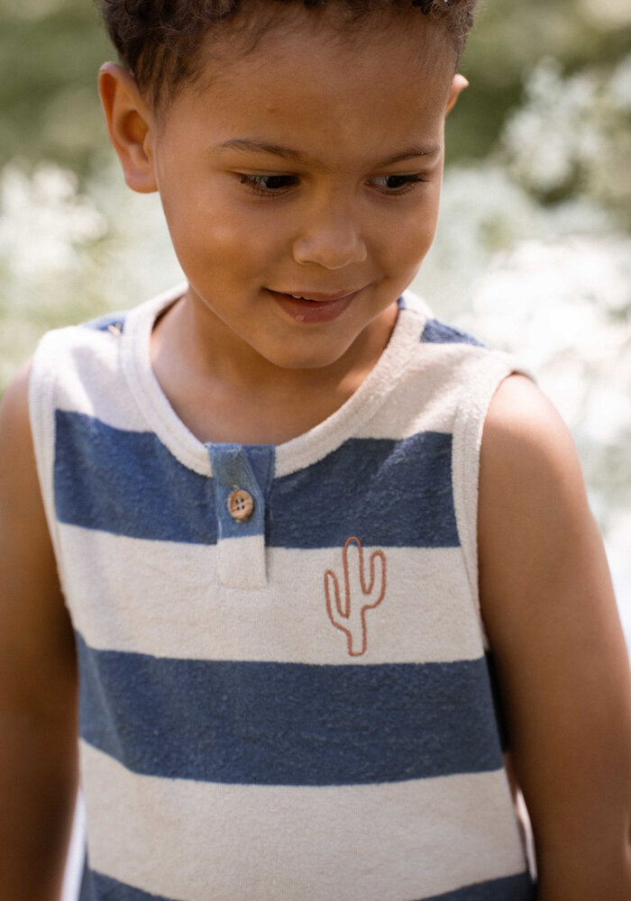 House of Jamie Tanktop Indigo Stripes