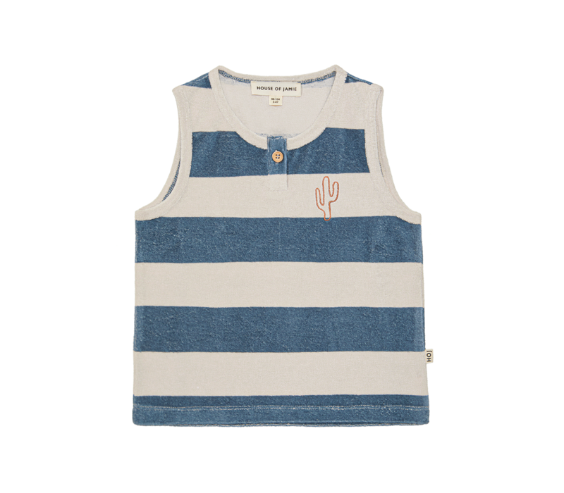 House of Jamie Tanktop Indigo Stripes