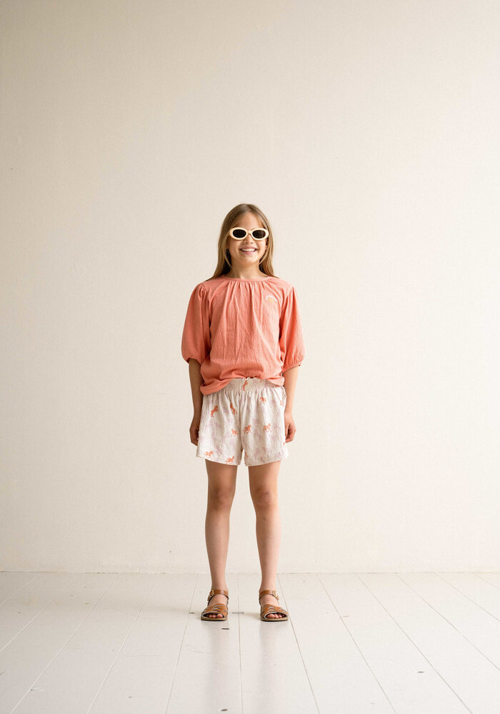 House of Jamie Balloon Tee Peach Blush