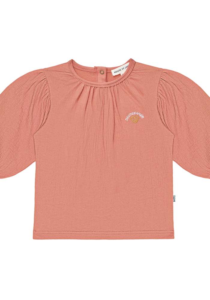 House of Jamie Balloon Tee Peach Blush