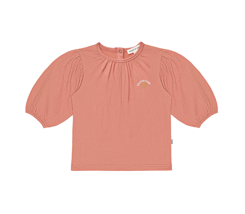 House of Jamie Balloon Tee Peach Blush