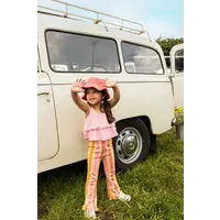 Sproet & Sprout Flare legging stripes  Nectarine