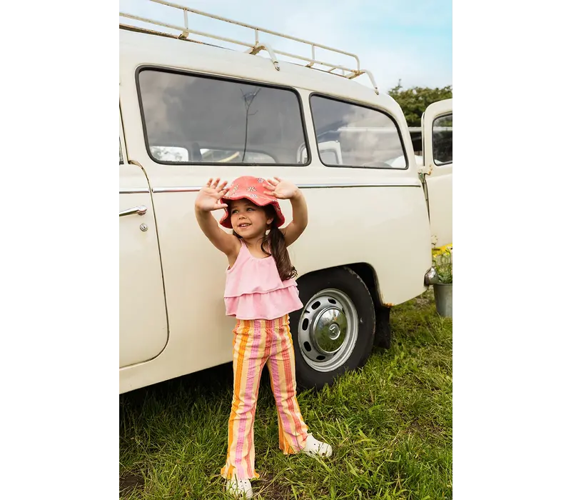 Sproet & Sprout Flare legging stripes  Nectarine