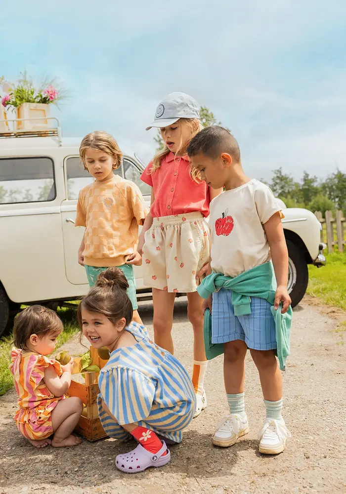 Sproet & Sprout Terry blouse girls  Rose petal