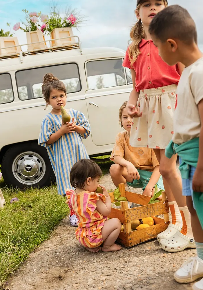 Sproet & Sprout Terry blouse girls  Rose petal