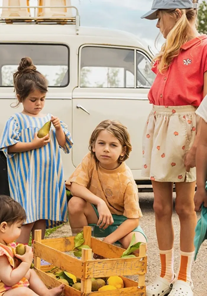 Sproet & Sprout Terry blouse girls  Rose petal