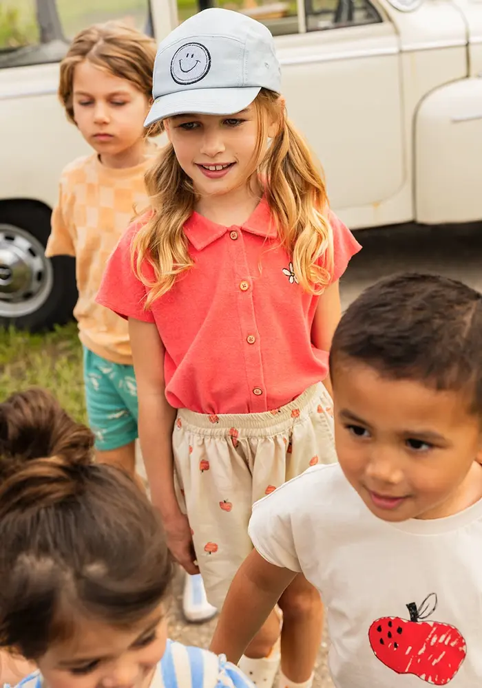 Sproet & Sprout Terry blouse girls  Rose petal