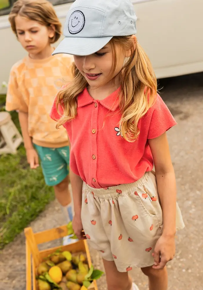 Sproet & Sprout Terry blouse girls  Rose petal