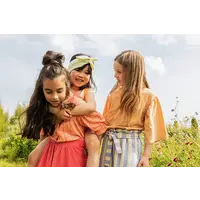 Sproet & Sprout Blouse girls check print  Blush