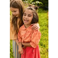 Sproet & Sprout Blouse girls check print  Blush