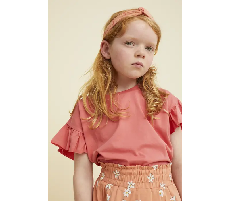 Sproet & Sprout Smock skirt daisies print  Blush