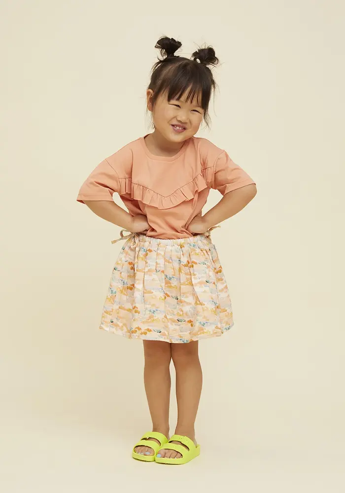 Sproet & Sprout T-shirt girls ruffle  Blush