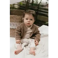 A Tiny Story baby cardigan caramel