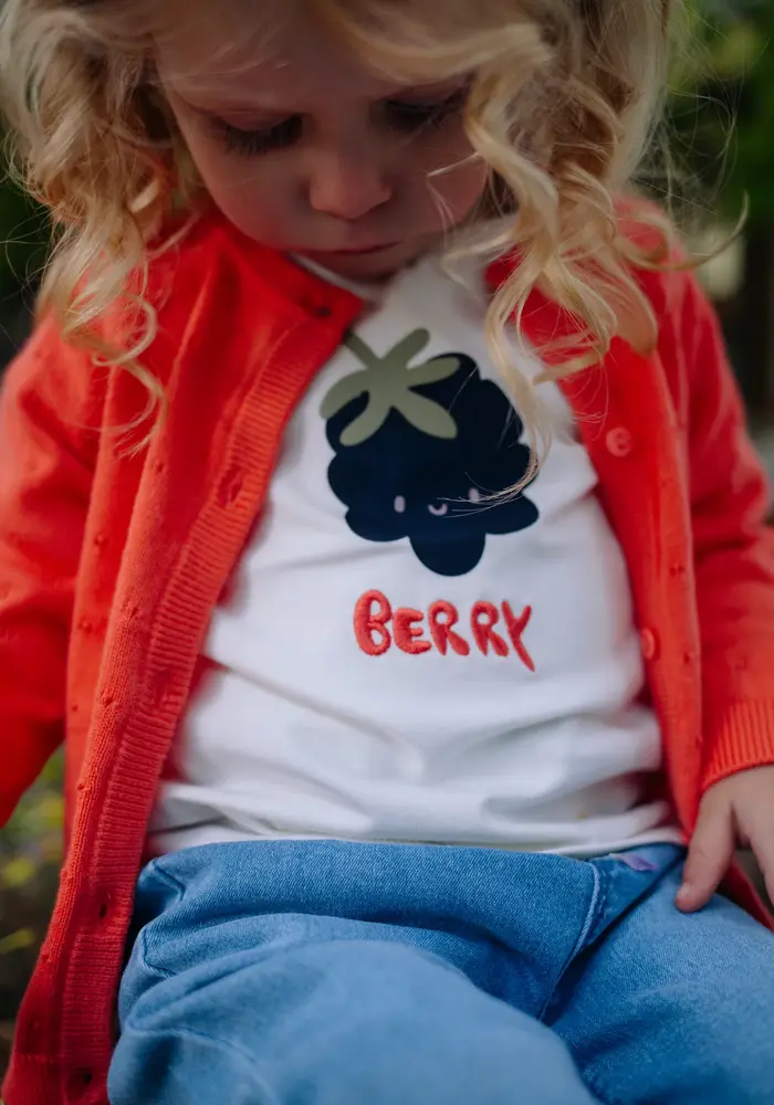 Babyface baby girls t-shirt short sleeve ivory c