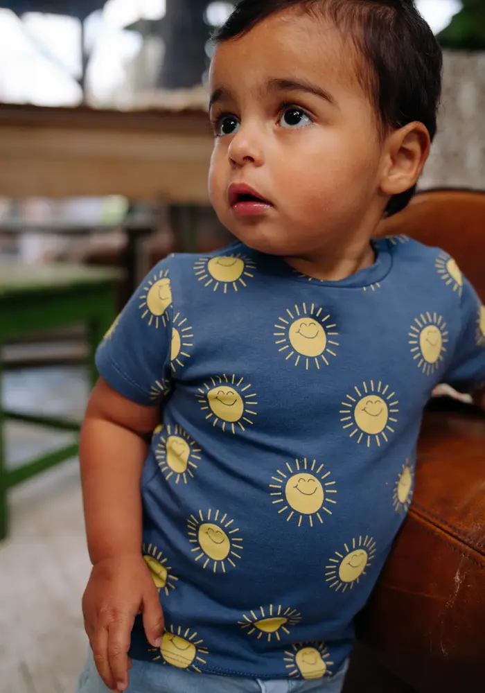 Babyface baby boys t-shirt short sleeve blue