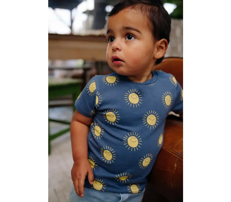 Babyface baby boys t-shirt short sleeve blue